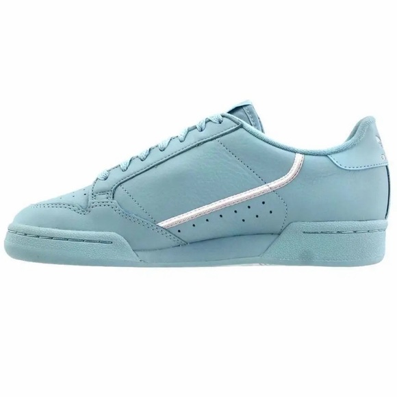 🆕 ADIDAS Continental 80 Mens Originals Trainer Ash Blue Glacier Size 11 Men - Picture 6 of 12